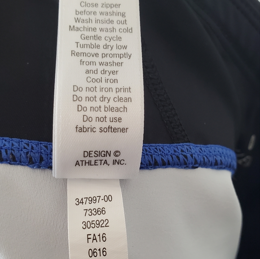 Athleta Bright Multicolor Tie Dye Leggings Size:Medium - Picture 7 of 8
